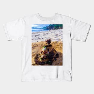 Beach Santa Claus Kids T-Shirt